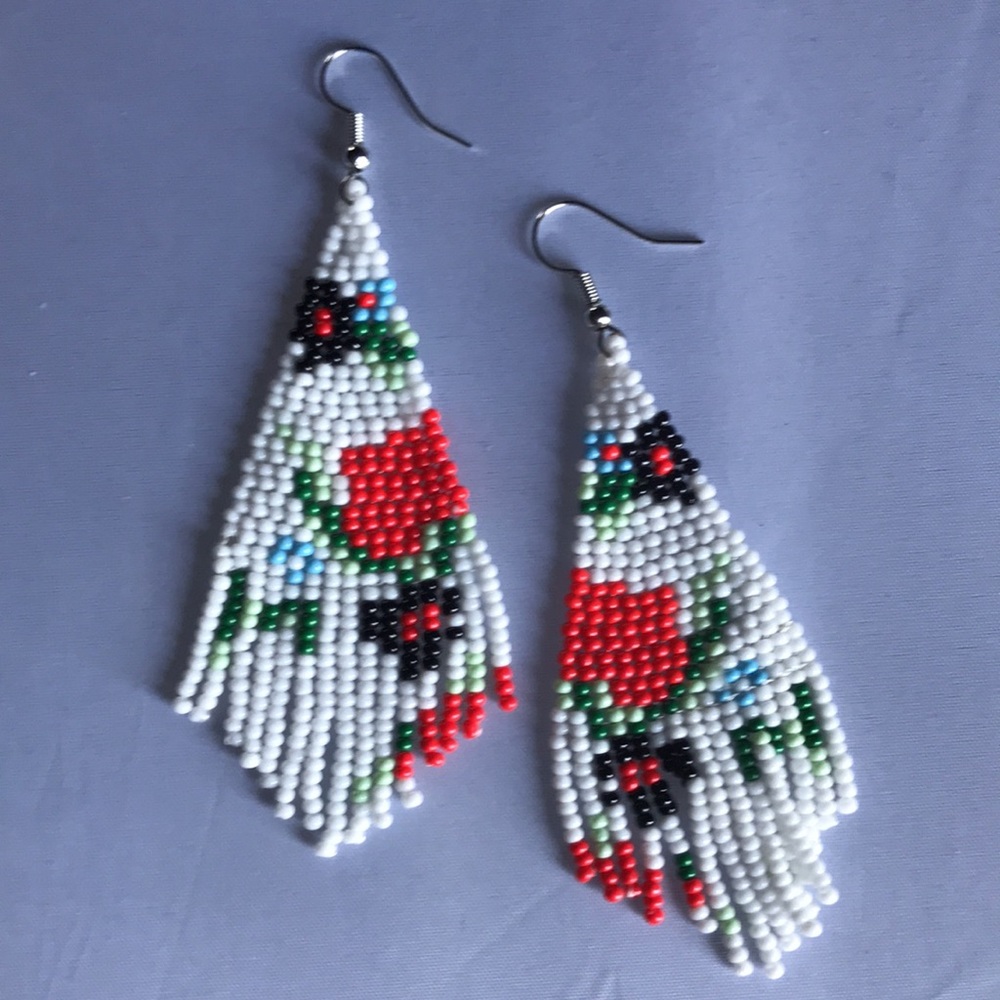 New! Beaded Drop Earrings - Picture 6 of 13
